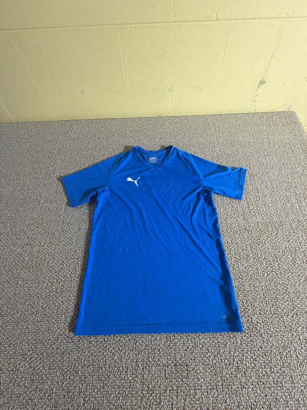 Puma Liga Core V-Neck Jersey Size S Blue DryCELL